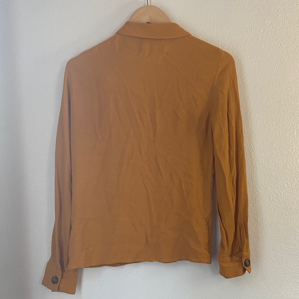 Reformation Crepe Button Down Shirt - Picture 4 of 5